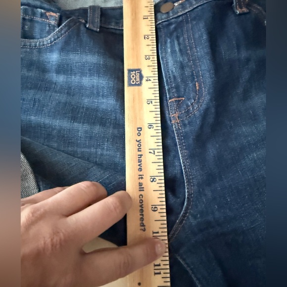 J Brand Mom Shorts Dark Wash Cut Offs - Picture 6 of 11